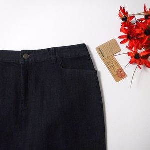 NWT Ralph Lauren Tribeca Jean Pencil Skirt 8